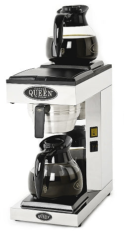 Queen M2 P/Over Filter Machine with 1 Glass Decanter