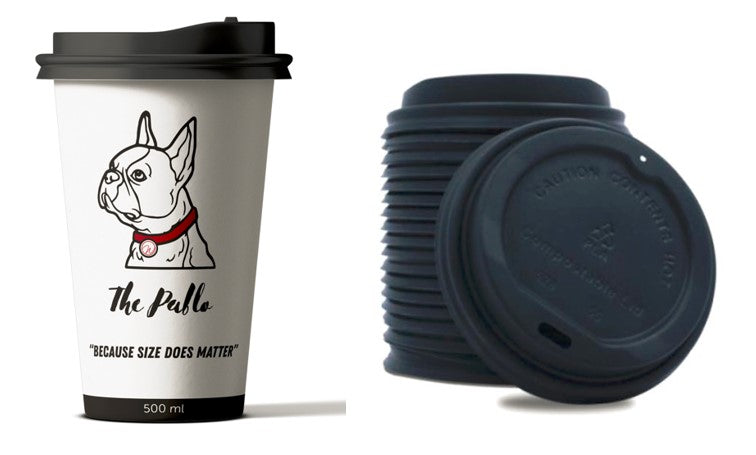 The Pablo Double Wall Cups & Black Sip Lids Combo