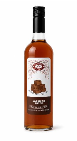 WCR American Fudge Flavoured Syrup (Non Halaal) (1 x 1ltr)